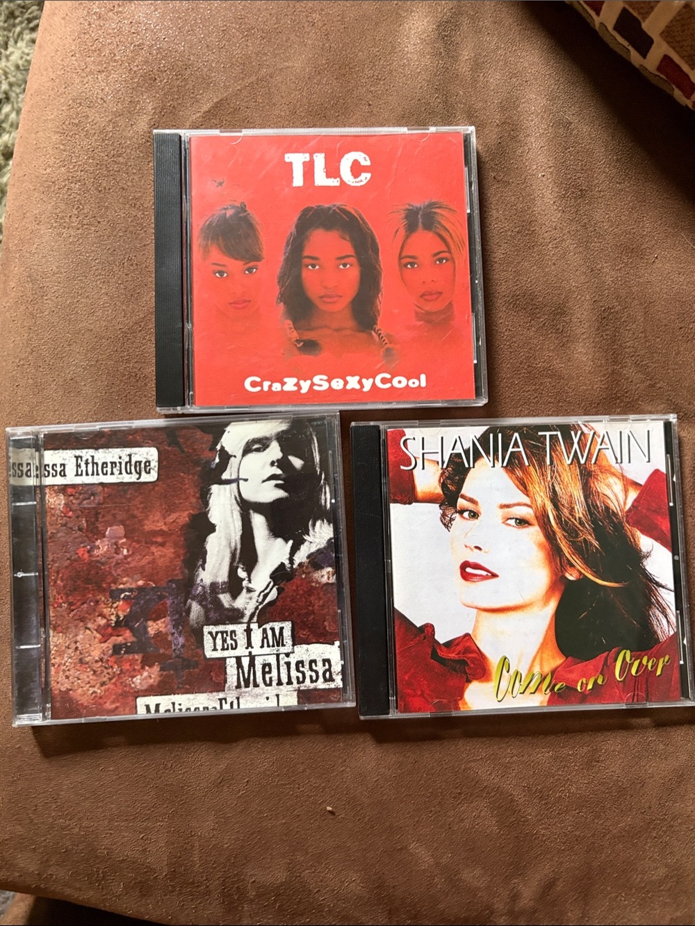 TLC, Melissa Etheridge and Shania Twain Trio CD’s